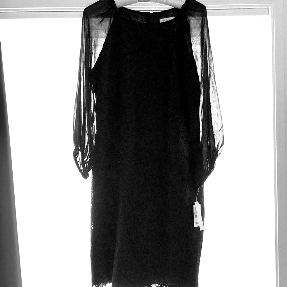 NWT black cocktail dress